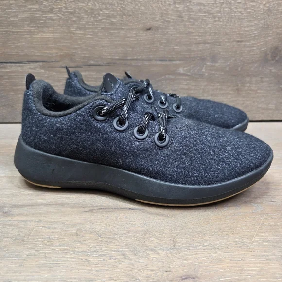 Allbirds Woolrunner Women's Dark Gray Sneakers Merino Wool - Picture 2 of 14